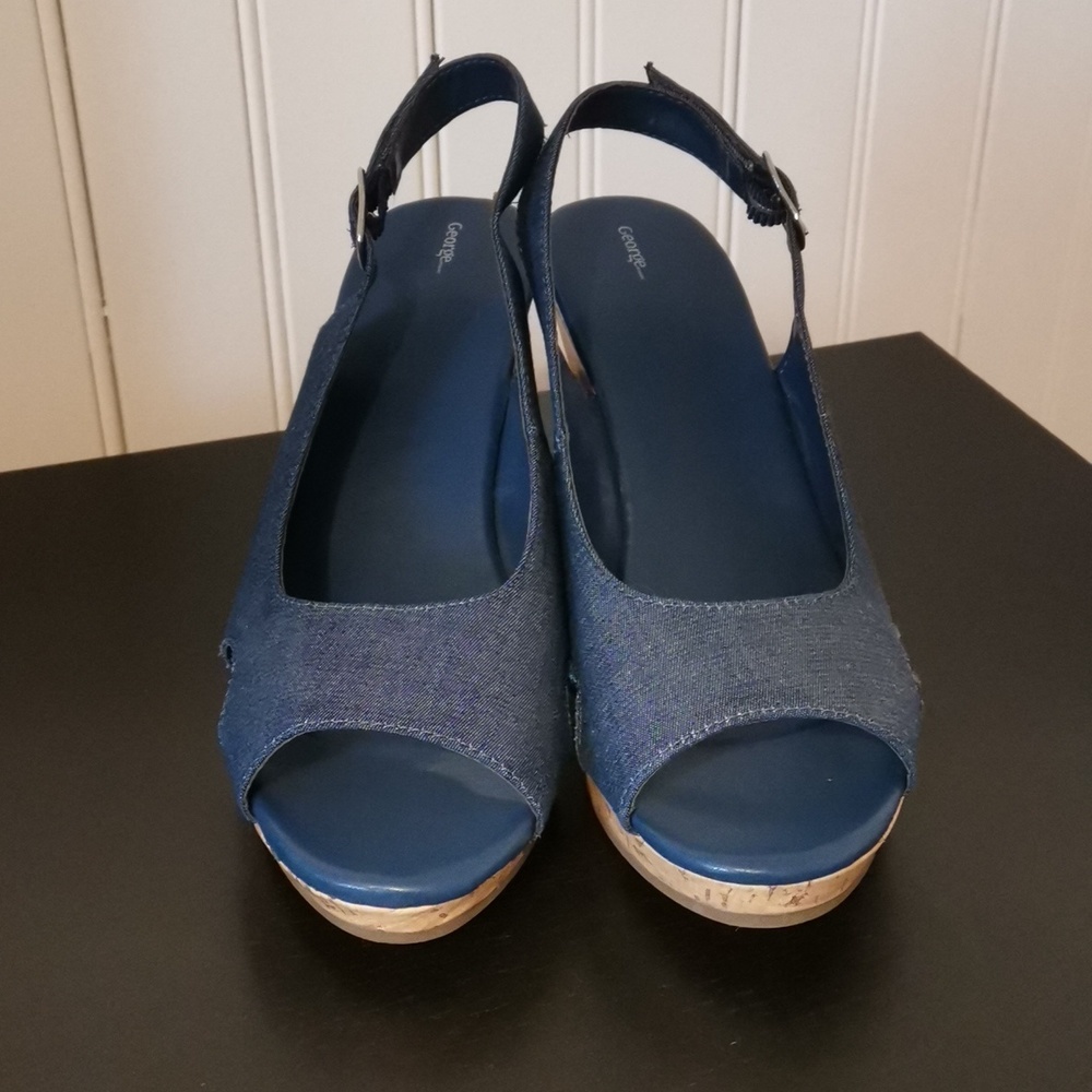 George wedge sandal size 9 - Picture 2 of 5
